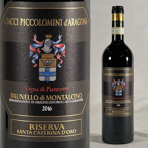 Brunello di Montalcino Pianrosso Riserva・Ciacci Piccolomini・2016