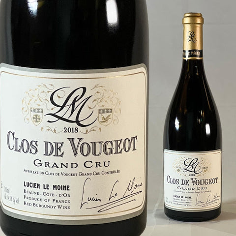 Clos de Vougeot Grand Cru・Lucien Le Moine・2018