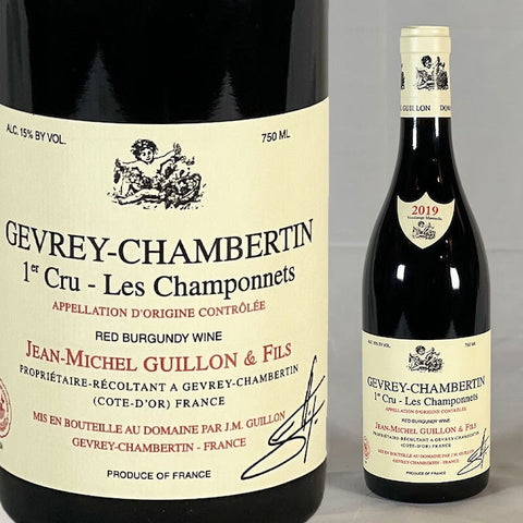 Gevrey Chambertin Champonnets・Jean Marc Guillon・2019 1er Les Champonnets