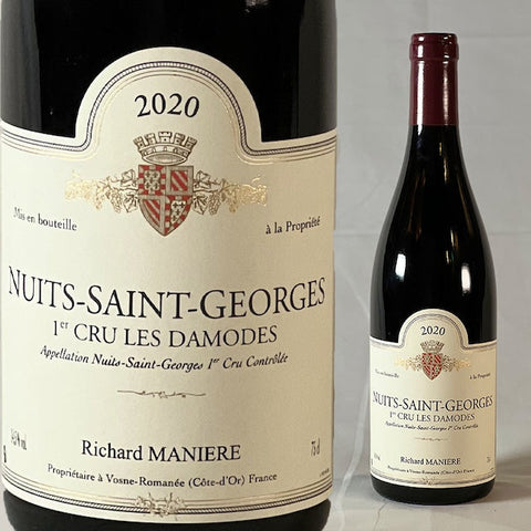 Nuits Saint Georges 1er Cru Damodes・Richard Maniere・2020