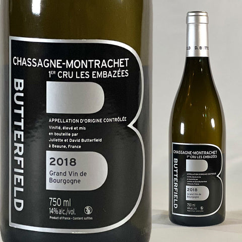 2018 年 Chassagne Montrachet 1er Cru Embazees Butterfield